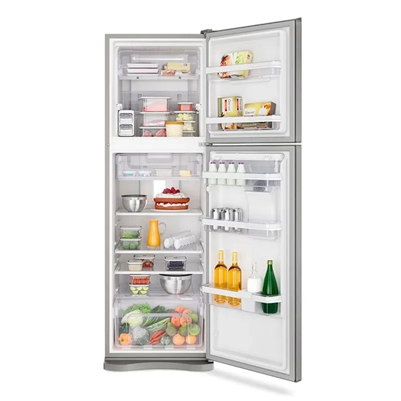 Geladeira Electrolux Frost Free 400L Dispenser de Água Duplex Cor Inox (DW44S)