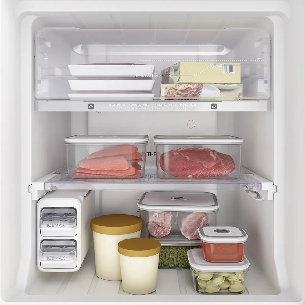 Geladeira Electrolux Frost Free 402L Duplex Cor Inox (DF44S)