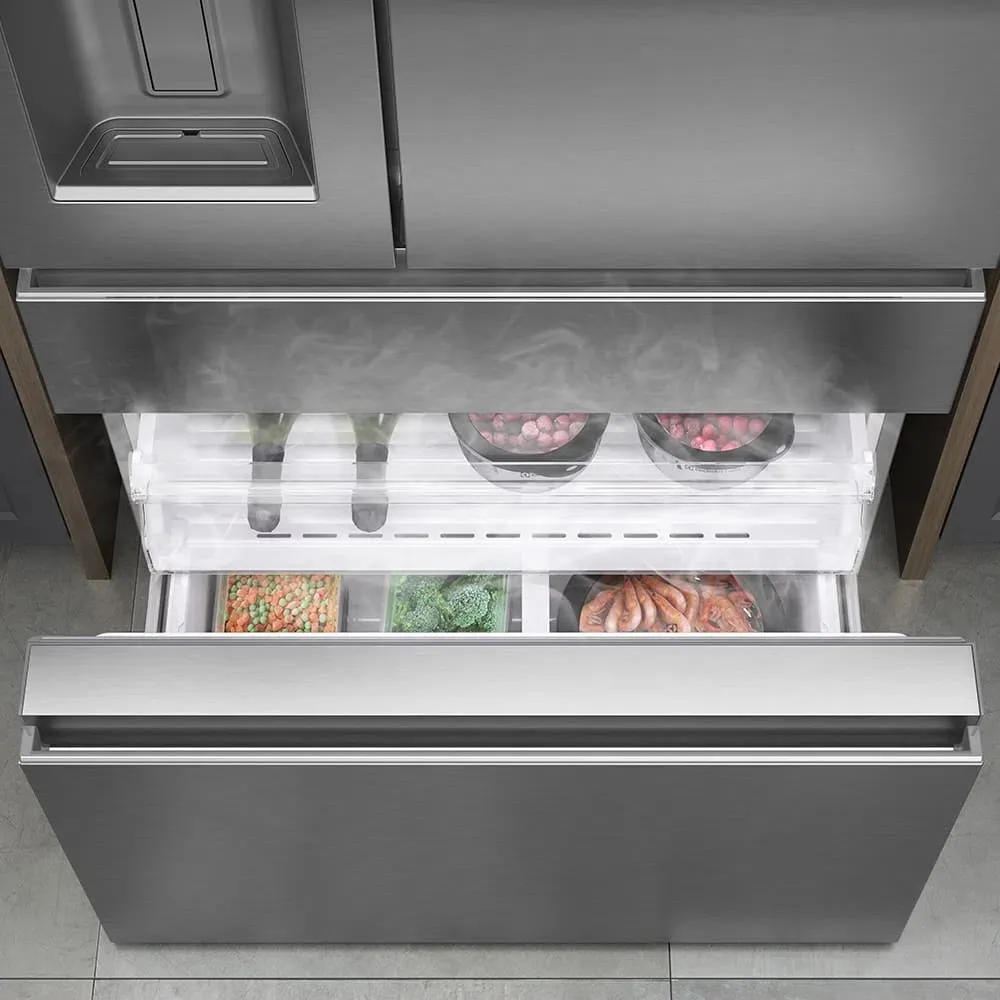 Geladeira Electrolux Frost Free Inverter 540L FlexiSpace Conectada Wi-fi 4 Portas Cor Inox (DM91X)