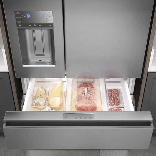 Geladeira Electrolux Frost Free Inverter 540L FlexiSpace Conectada Wi-fi 4 Portas Cor Inox (DM91X)