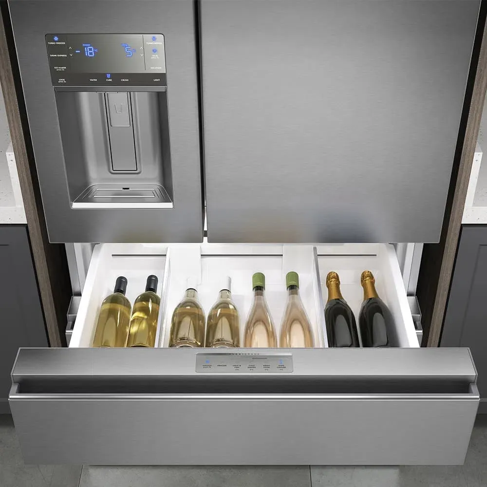 Geladeira Electrolux Frost Free Inverter 540L FlexiSpace Conectada Wi-fi 4 Portas Cor Inox (DM91X)