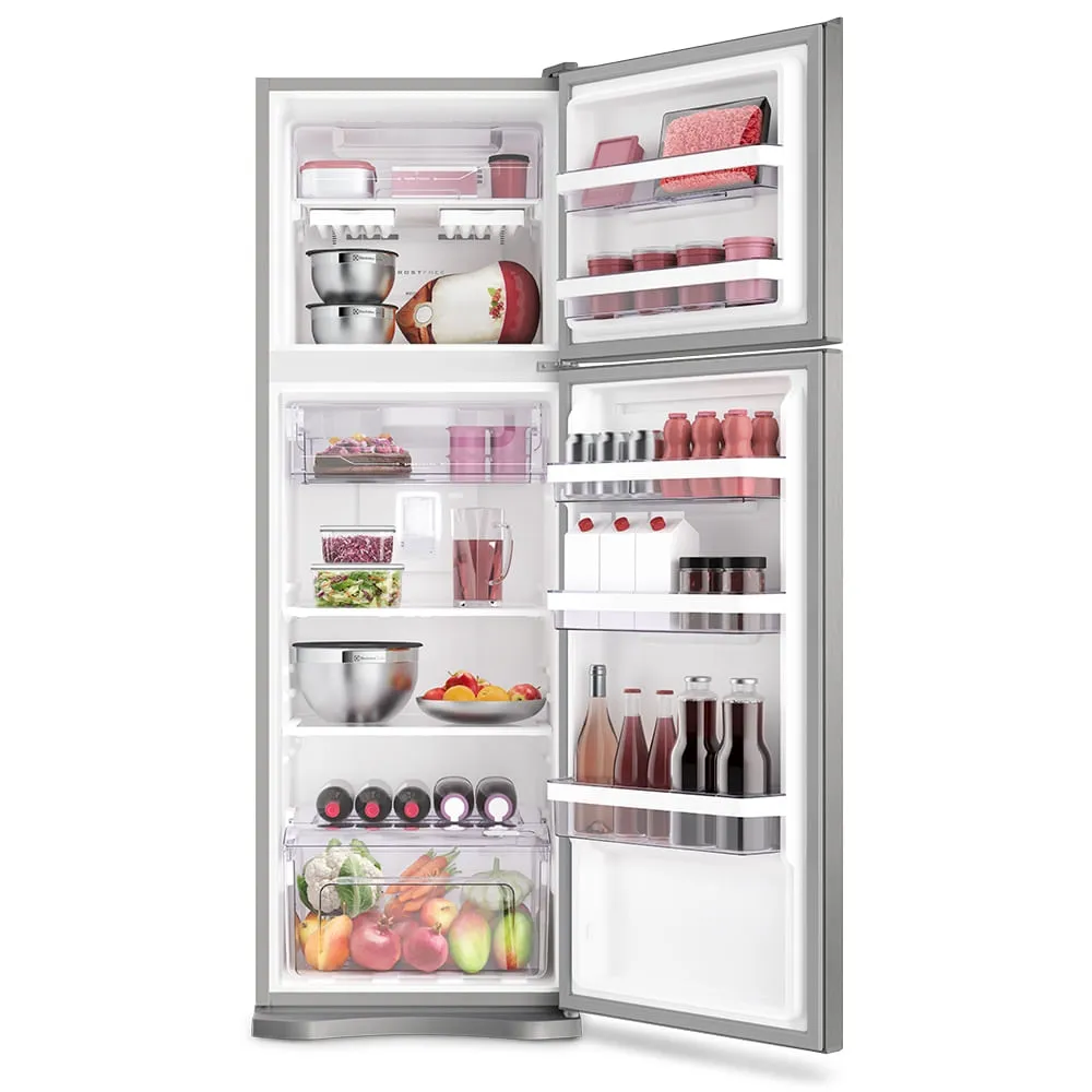 Geladeira Electrolux Frost Free 382L Duplex Cor Inox (TF42S)