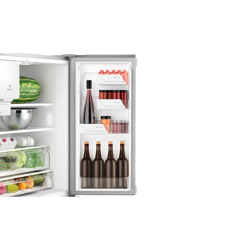 Geladeira Electrolux Frost Free Inverter 538L Efficient 3 Portas Cor Inox (DM85X)