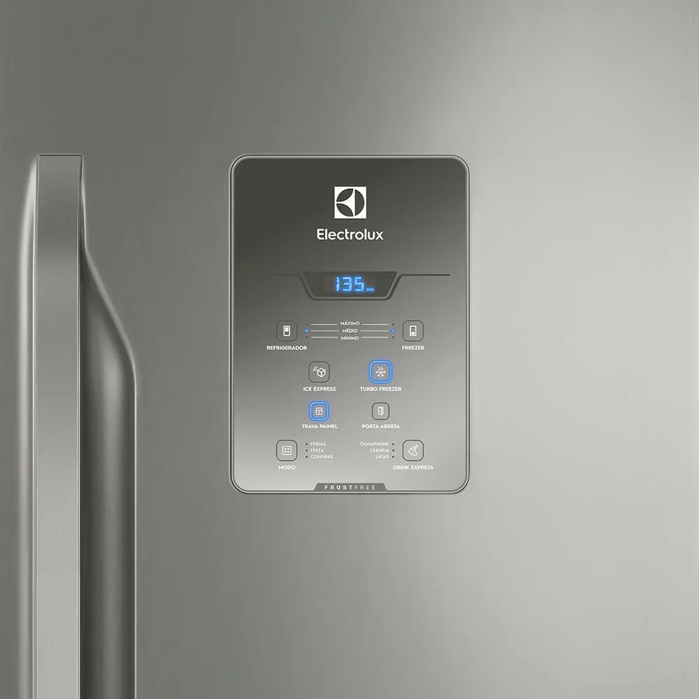 Geladeira Electrolux Frost Free 598L Efficient Inverse Cor Inox (DB84X)