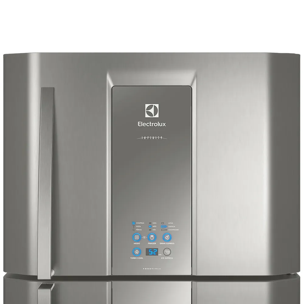 Geladeira Electrolux Frost Free 553L Infinity Duplex Cor Inox (DF82X)