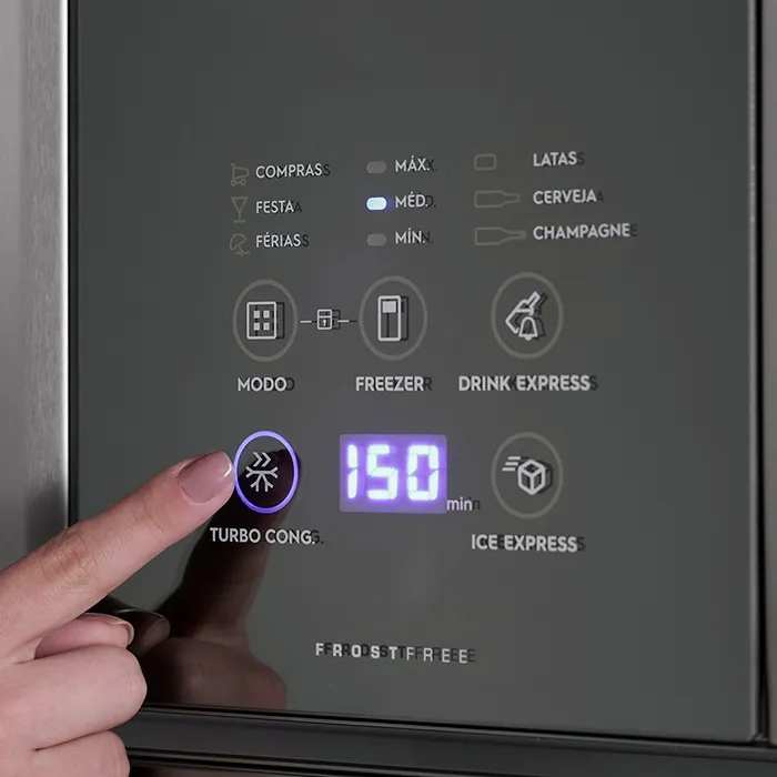 Geladeira Electrolux Frost Free 553L Infinity Duplex Cor Inox (DF82X)