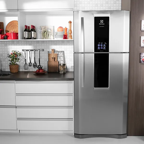 Geladeira Electrolux Frost Free 553L Infinity Duplex Cor Inox (DF82X)
