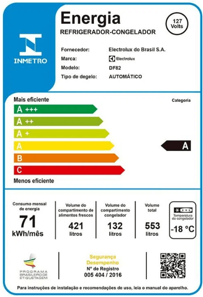 Geladeira Electrolux Frost Free 553L Infinity Duplex Branca (DF82)