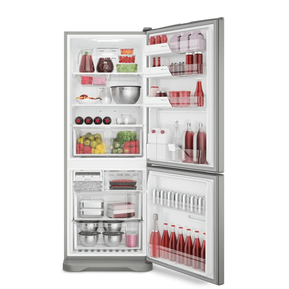 Geladeira Electrolux Frost Free Inverter 454L Efficient Inverse Cor Inox (IB53X)