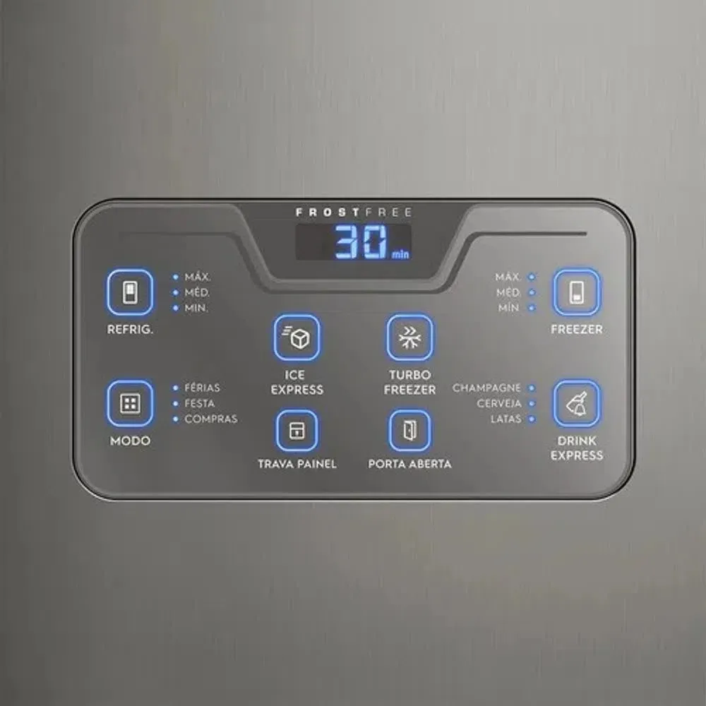 Geladeira Electrolux Frost Free 454L Efficient Inverse Cor Inox (DB53X)