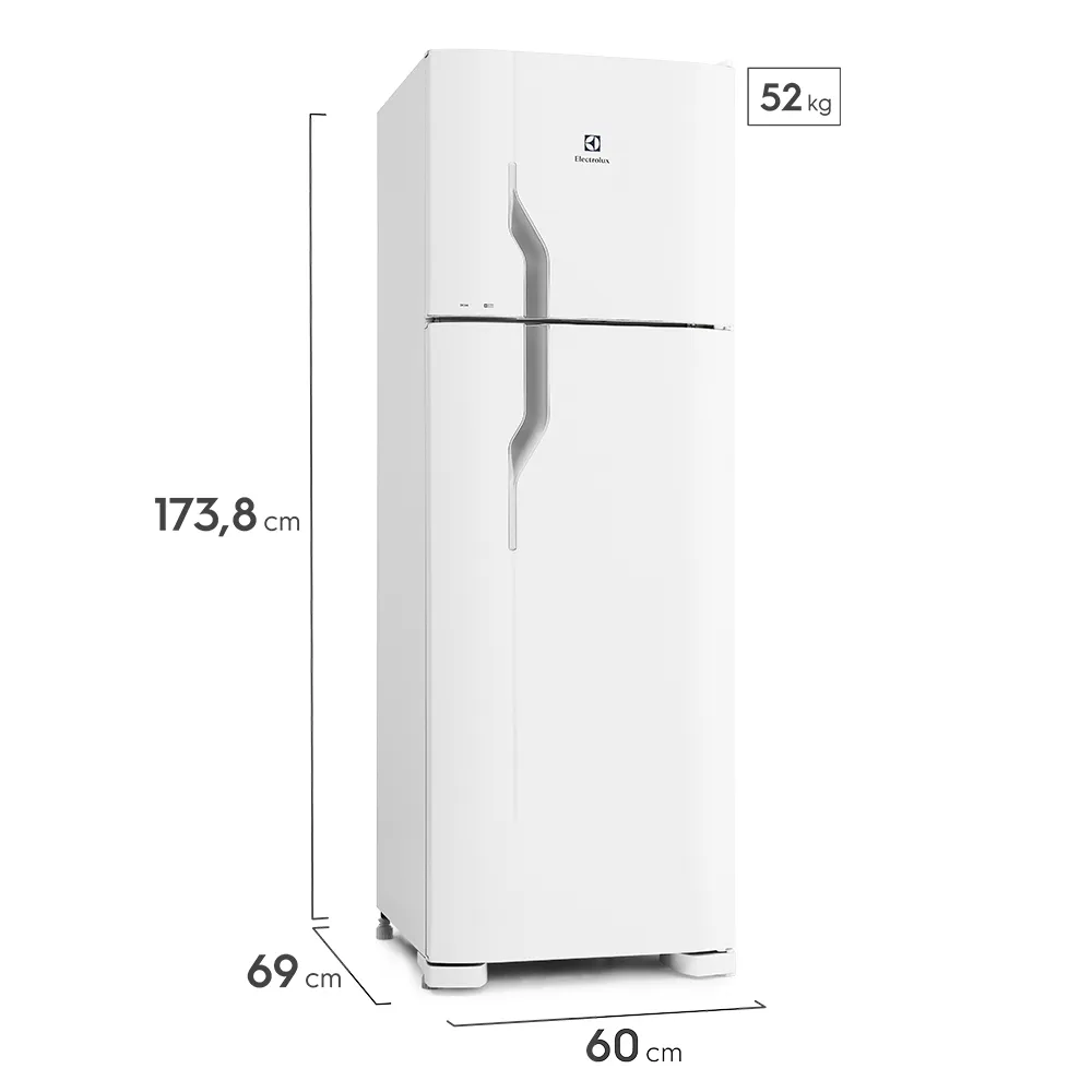 Geladeira Electrolux Cycle Defrost 362L Super Freezer Duplex Branca (DC44)