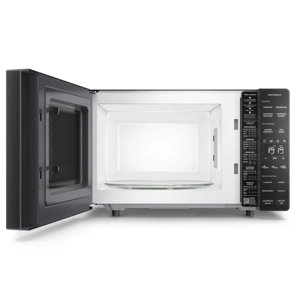 Micro-ondas Electrolux 23L Preto Efficient com Descongelamento Assistido (ME23P)
