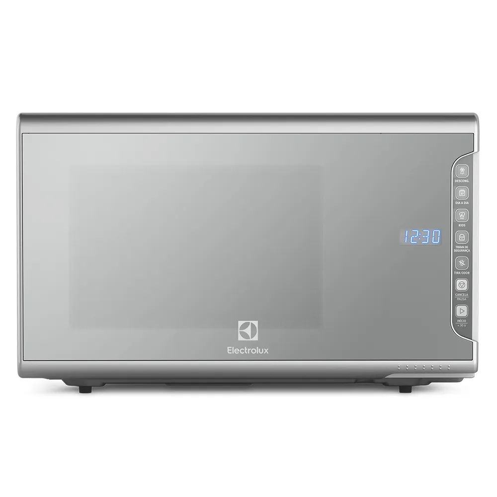 Micro-ondas Electrolux 31L cor Inox Espelhado com Painel Integrado e Função Tira Odor (MI41S)