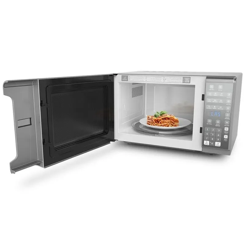 Micro-ondas Electrolux 31L cor Inox Espelhado com Painel Integrado e Função Tira Odor (MI41S)