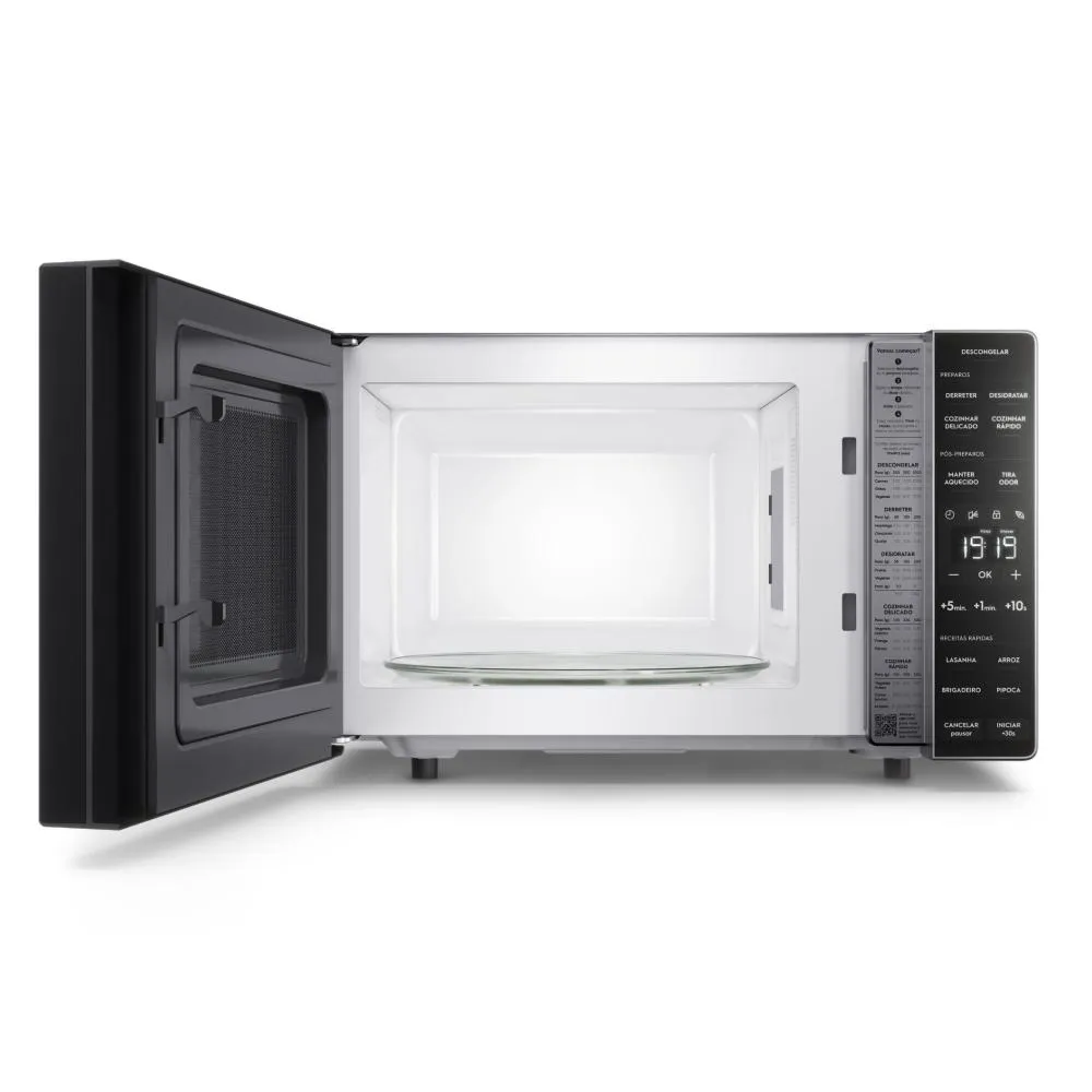 Micro-ondas Electrolux 23L cor Inox Efficient com Descongelamento Assistido (ME23S)