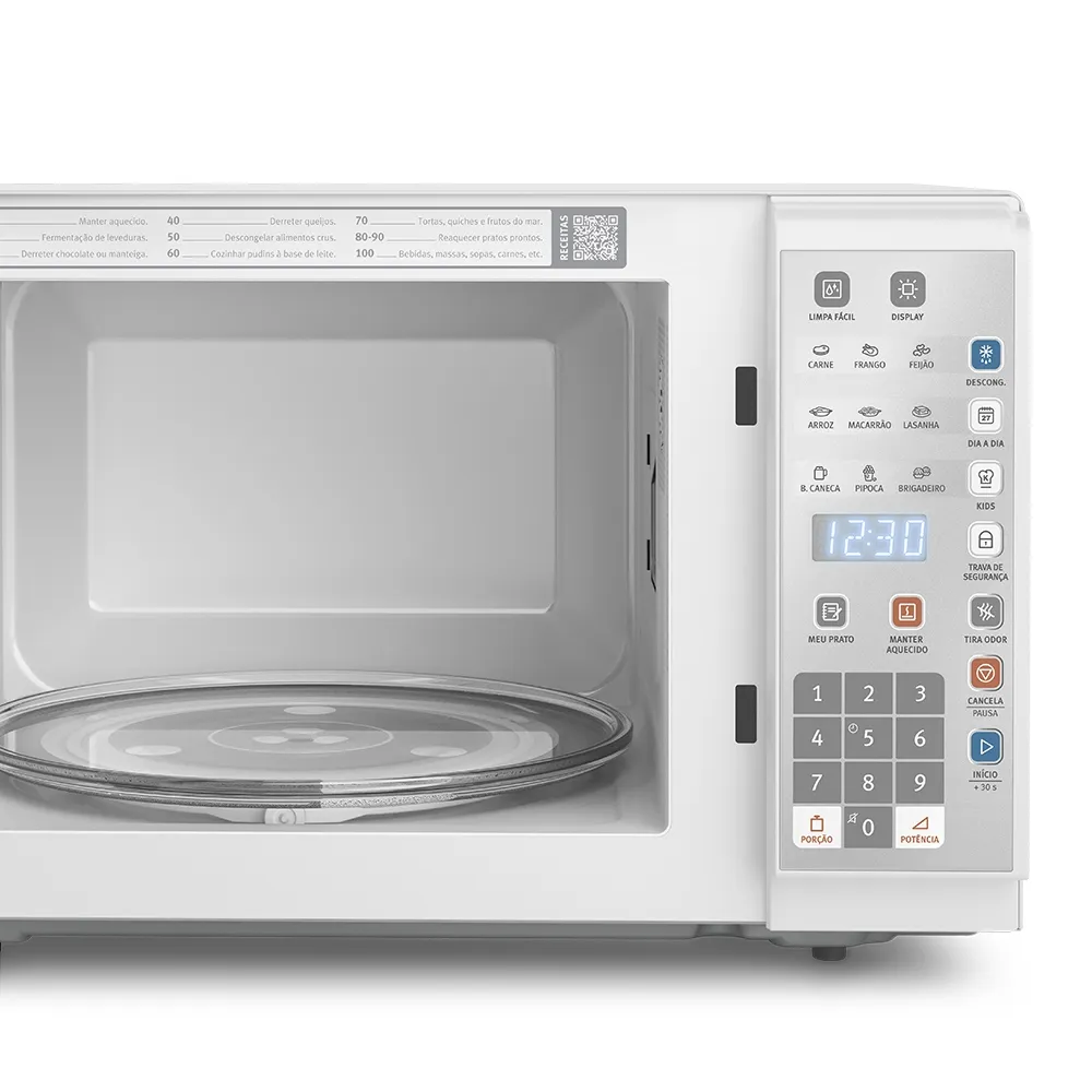 Micro-ondas Electrolux 31L Branco com Painel Integrado e Display Econômico (MI41T)