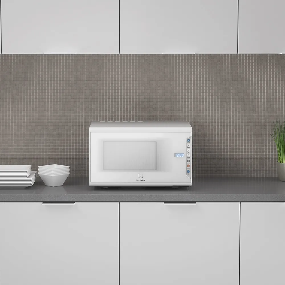 Micro-ondas Electrolux 31L Branco com Painel Integrado e Display Econômico (MI41T)