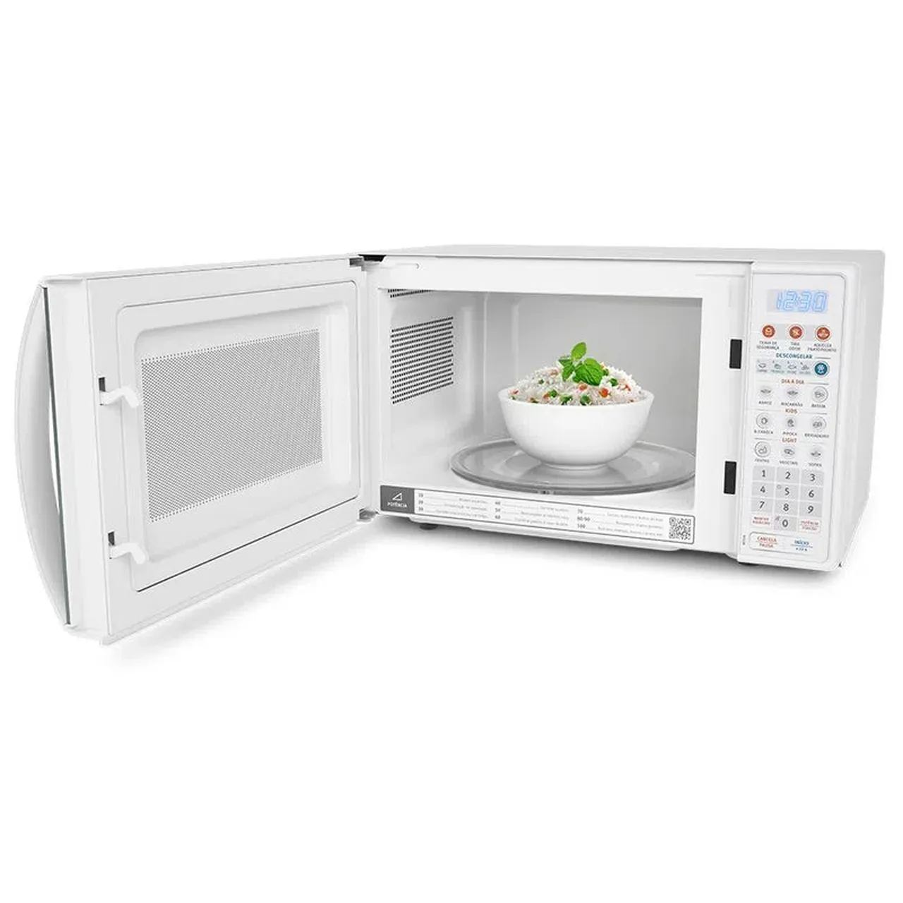 Micro-ondas Electrolux 20L Branco com Função Tira Odor e Descongelar (MTO30)