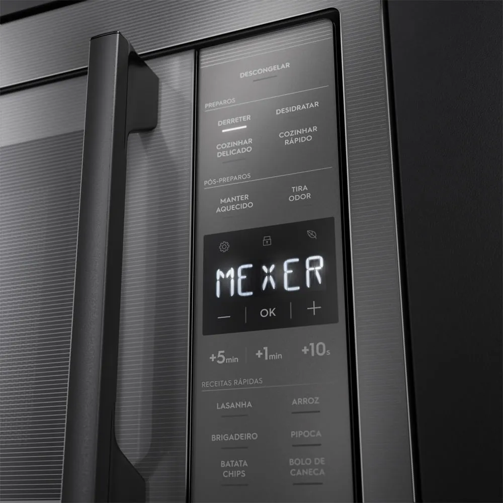 Micro-ondas de Embutir Electrolux 34L cor Inox Experience com Painel Inteligente (ME3BC)