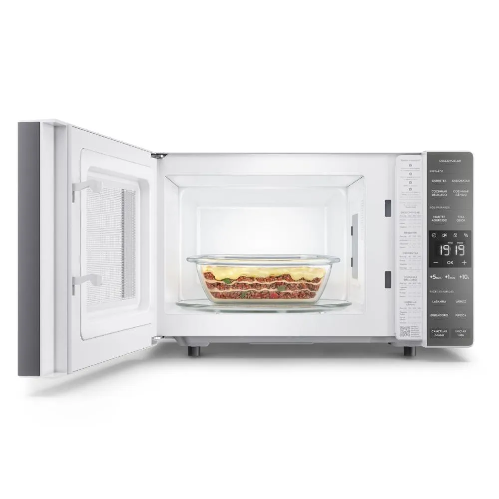 Micro-ondas Electrolux 23L Branco Efficient com Descongelamento Assistido (ME23B)