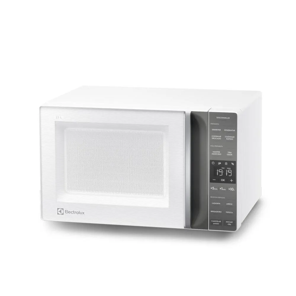 Micro-ondas Electrolux 23L Branco Efficient com Descongelamento Assistido (ME23B)