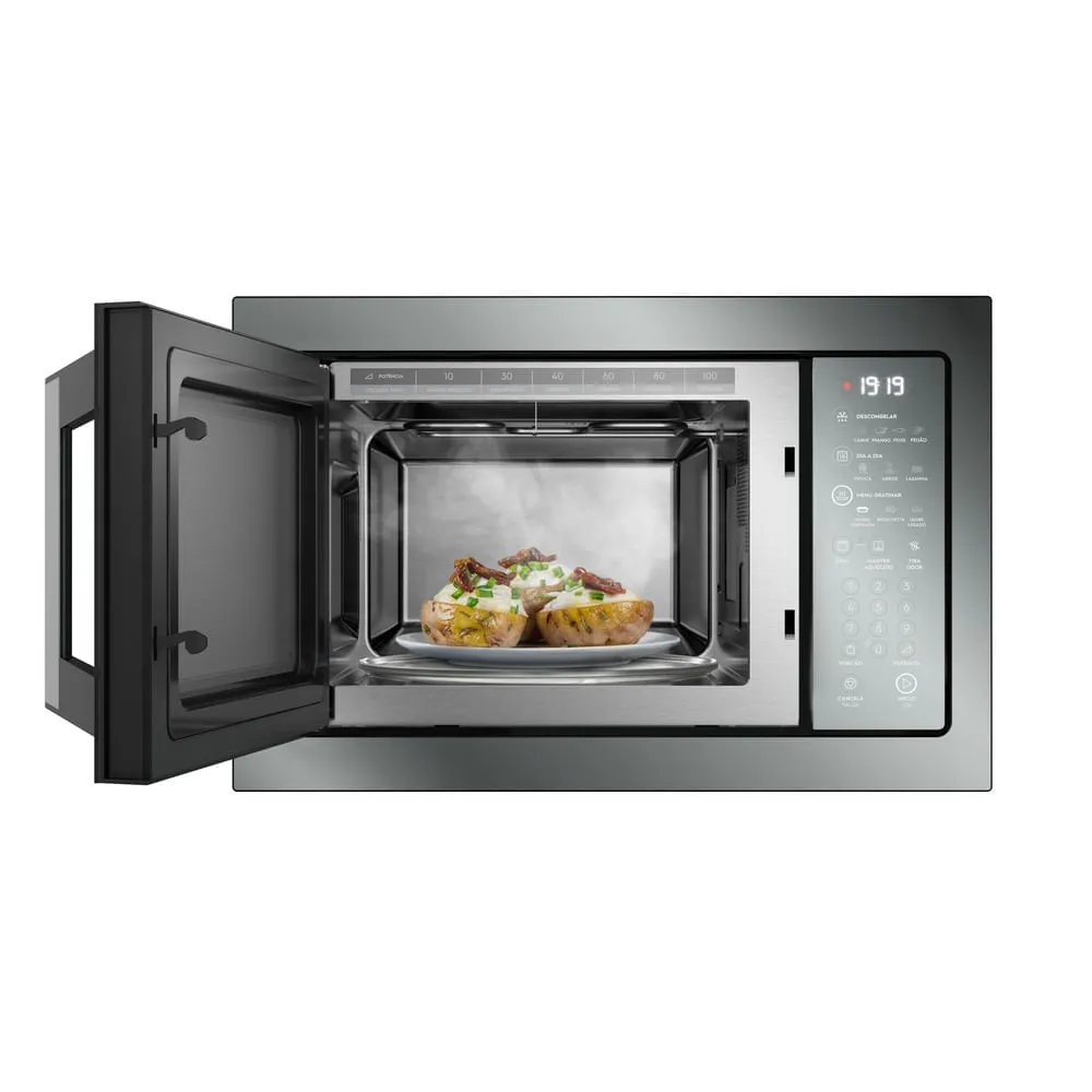Torre de Cocção com Micro-ondas Electrolux 34L Inox Home Pro (ME3HP) + Forno de Embutir Electrolux Elétrico 80L Home Pro (OE9XS)
