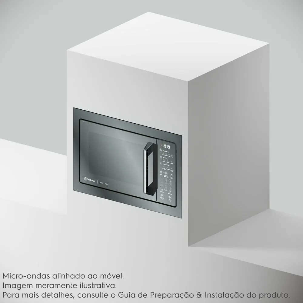 Torre de Cocção com Micro-ondas Electrolux 34L Inox Home Pro (ME3HP) + Forno de Embutir Electrolux Elétrico 80L Home Pro (OE9XS)
