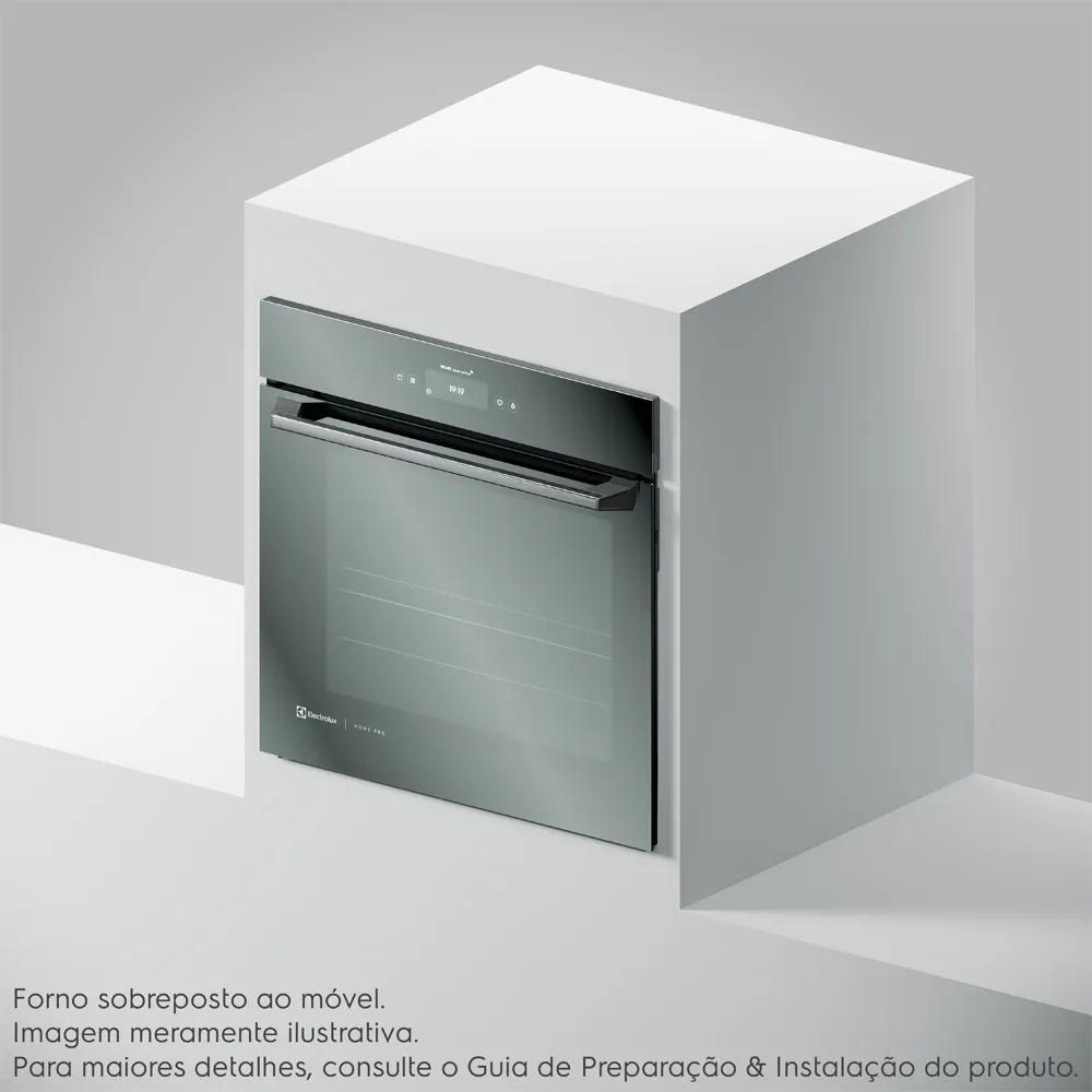 Torre de Cocção com Micro-ondas Electrolux 34L Inox Home Pro (ME3HP) + Forno de Embutir Electrolux Elétrico 80L Home Pro (OE9XS)