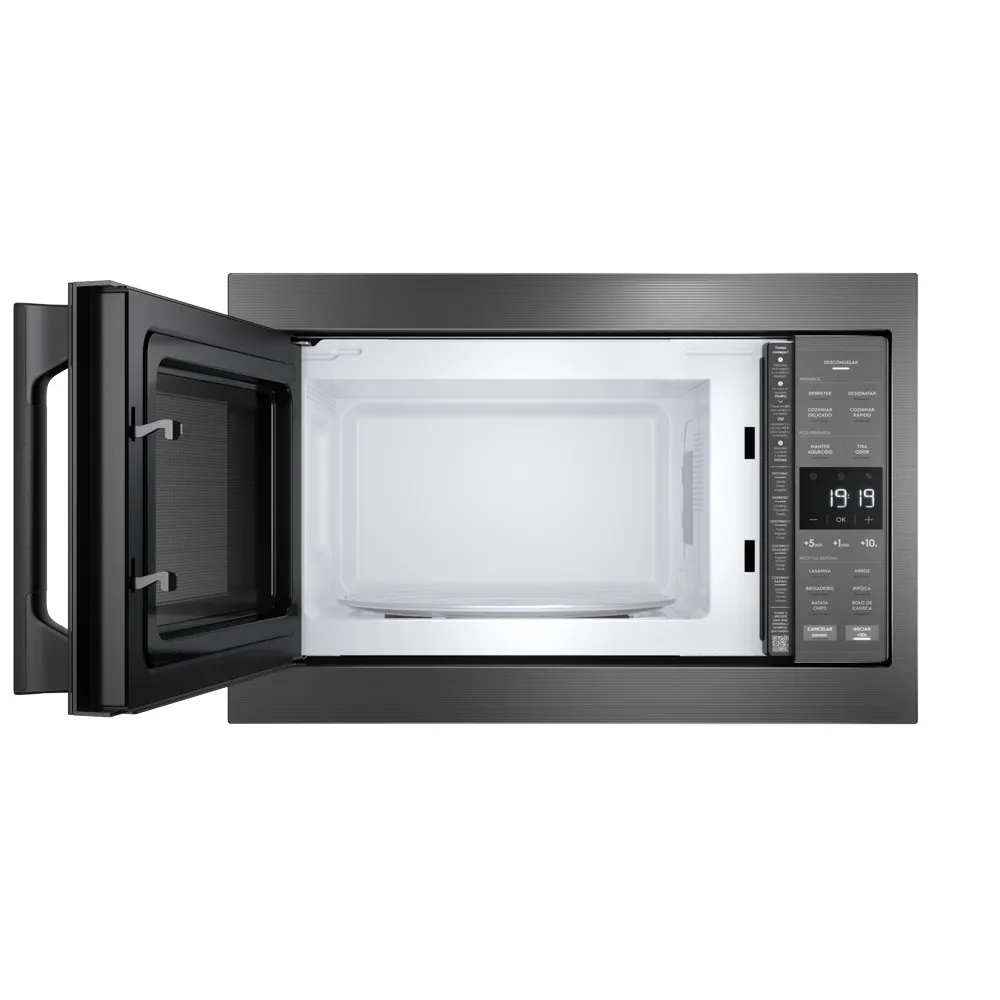 Torre de cocção Micro-ondas de Embutir Experience ME3BC + Forno de Embutir Elétrico Cinza (OE8EW) Electrolux