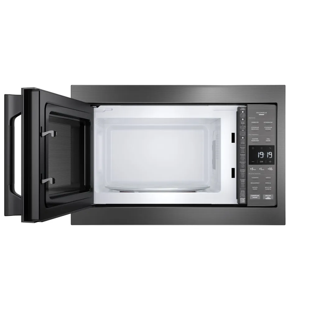Torre de cocção Micro-ondas de Embutir Experience ME3BC + Forno de Embutir Elétrico Cinza (OE8EW) Electrolux