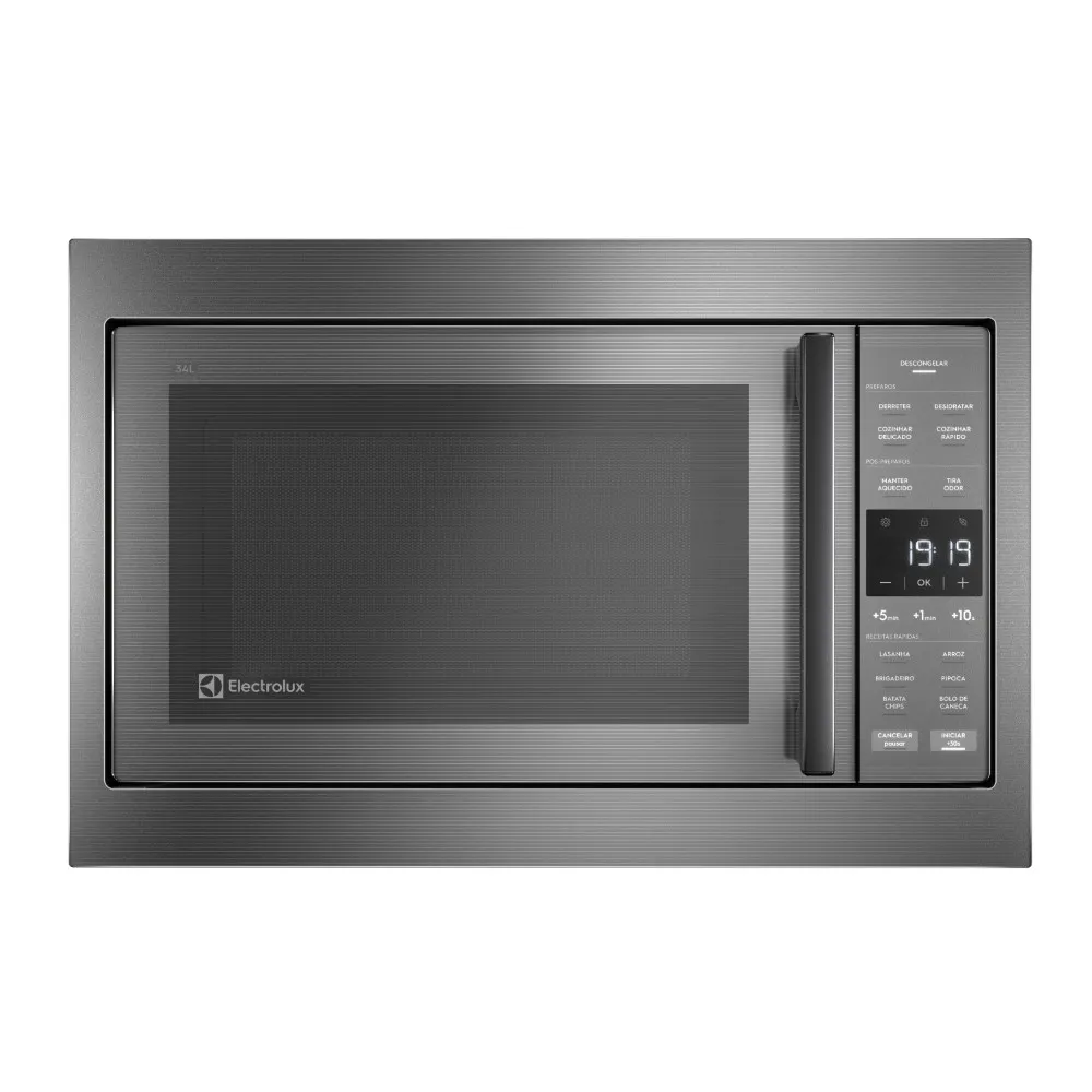 Torre de Cocção com Micro-ondas de Embutir 34l Experience + Forno de Embutir a Gás 80L Experience com FoodSensor Electrolux (ME3BC+OE8GF)