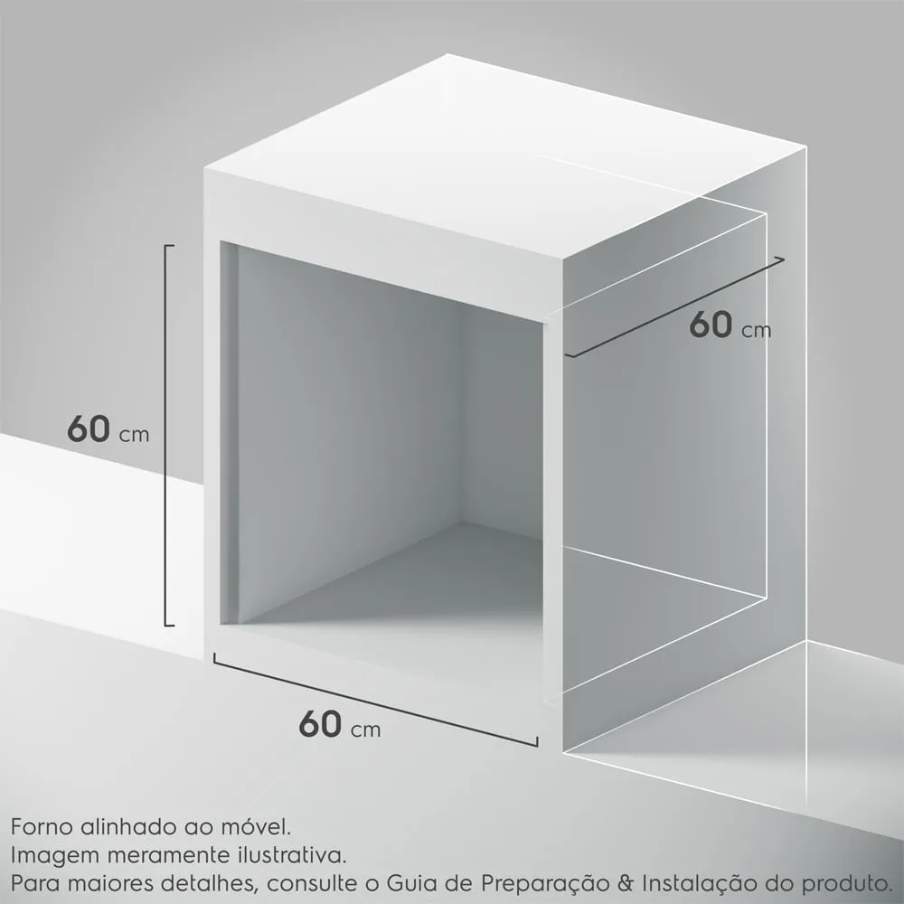 Torre de Cocção com Micro-ondas de Embutir 34l Experience + Forno de Embutir a Gás 80L Experience com FoodSensor Electrolux (ME3BC+OE8GF)