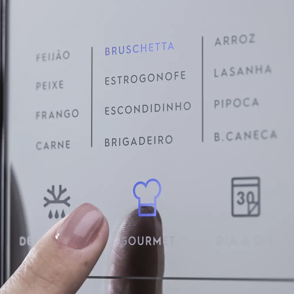 Micro-ondas de Embutir Electrolux 28L cor Inox Espelhado com Função Grill e Painel Blue Touch (MB38T)