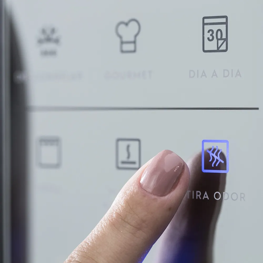 Micro-ondas de Embutir Electrolux 28L cor Inox Espelhado com Função Grill e Painel Blue Touch (MB38T)