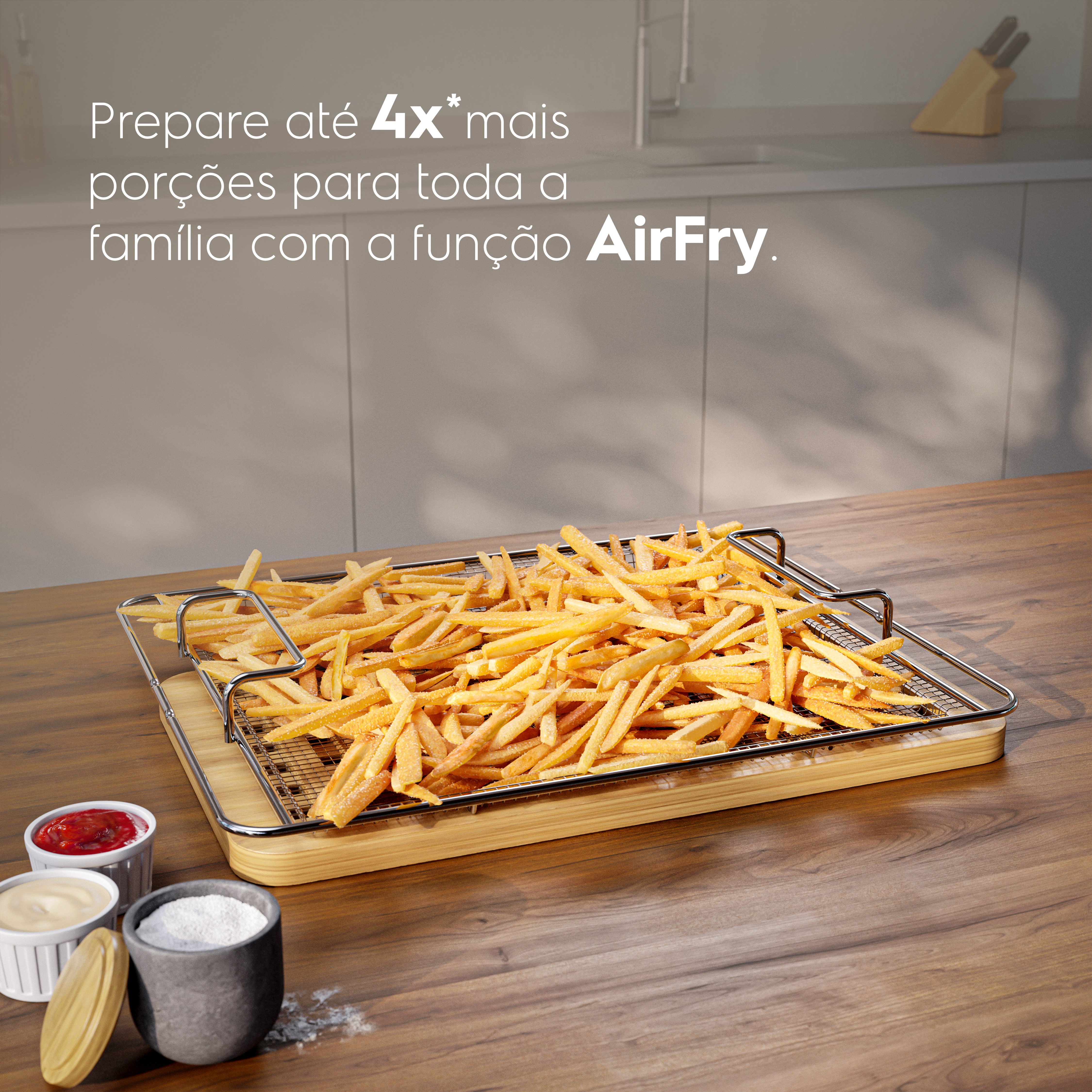 Fogão 5 bocas Electrolux Cinza Expert Função Air Fryer, 2 Fornos, Grill e Timer (FE5AD)