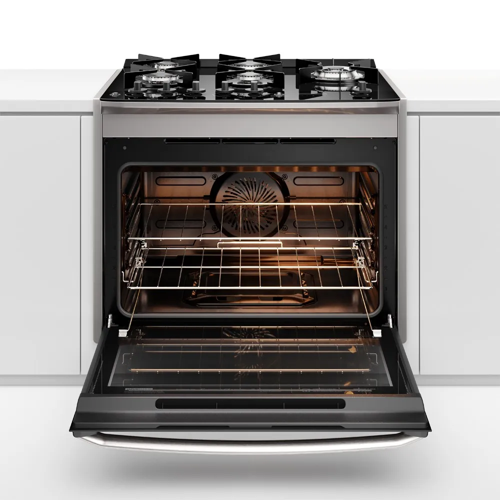 Fogão de Embutir 5 bocas Electrolux Cinza Experience Mesa de Vidro e Grill (FE5EC)