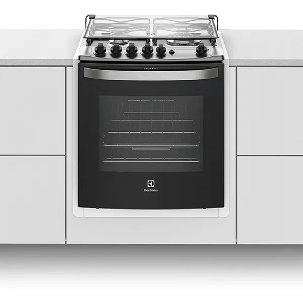 Fogão 4 Bocas de Embutir Electrolux Preto com Grill e Tripla Chama (56EBT)