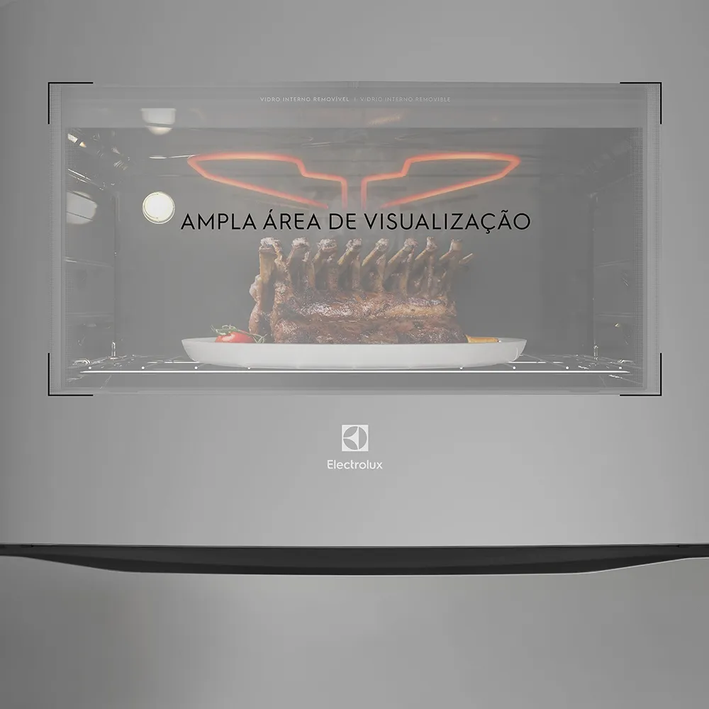 Fogão 5 Bocas Electrolux Prata com Grill e Tripla Chama (76GSR)