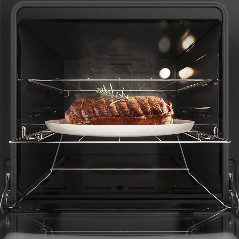 Fogão 4 Bocas Electrolux Preto com Mesa de Vidro e Porta Full Glass (52LPV)