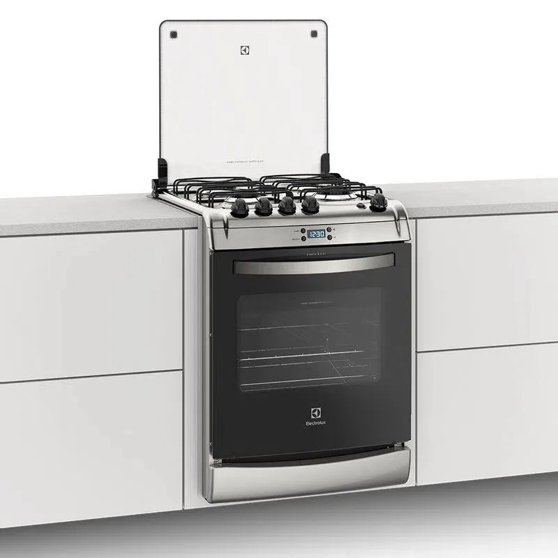 Fogão 4 Bocas de Embutir Electrolux Prata com Timer Digital (52EXR)