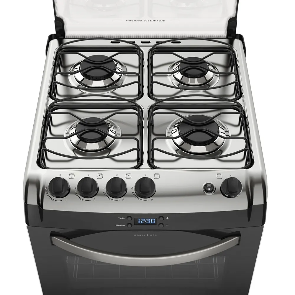 Fogão 4 Bocas Electrolux Branco com Timer Digital (52LBR)