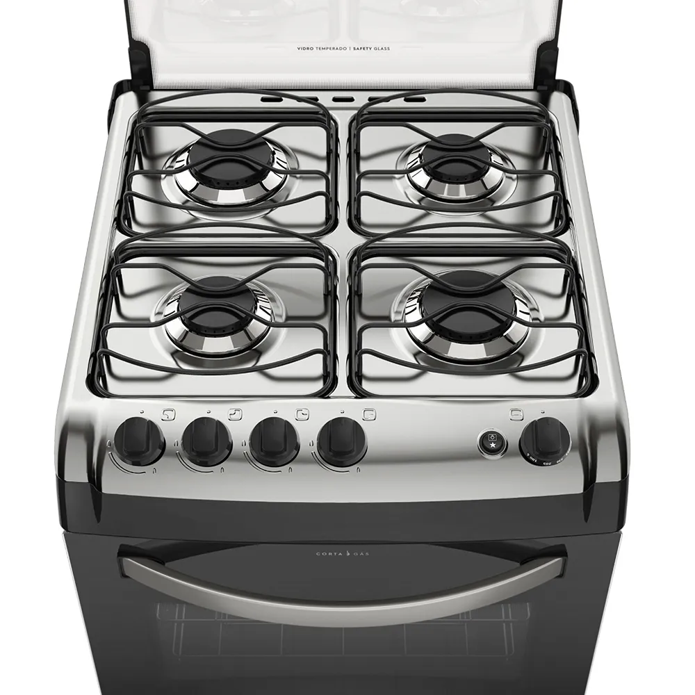 Fogão 4 Bocas Electrolux Branco com Vidro Interno Removível (52LBS)