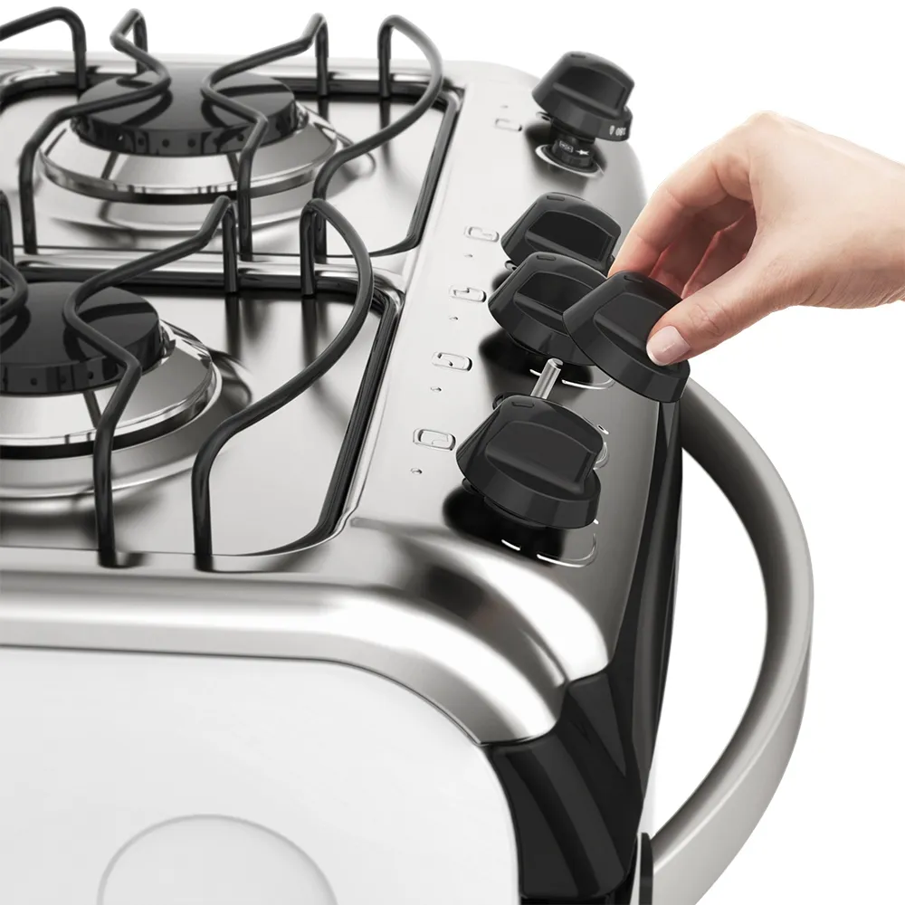 Fogão 4 Bocas Electrolux Branco com Vidro Interno Removível (52LBS)