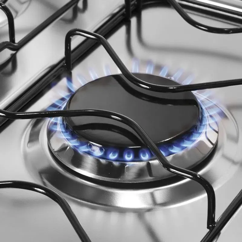 Fogão 5 Bocas Electrolux Prata com Ultra Chama e Vidro Interno Removível (76LSU)