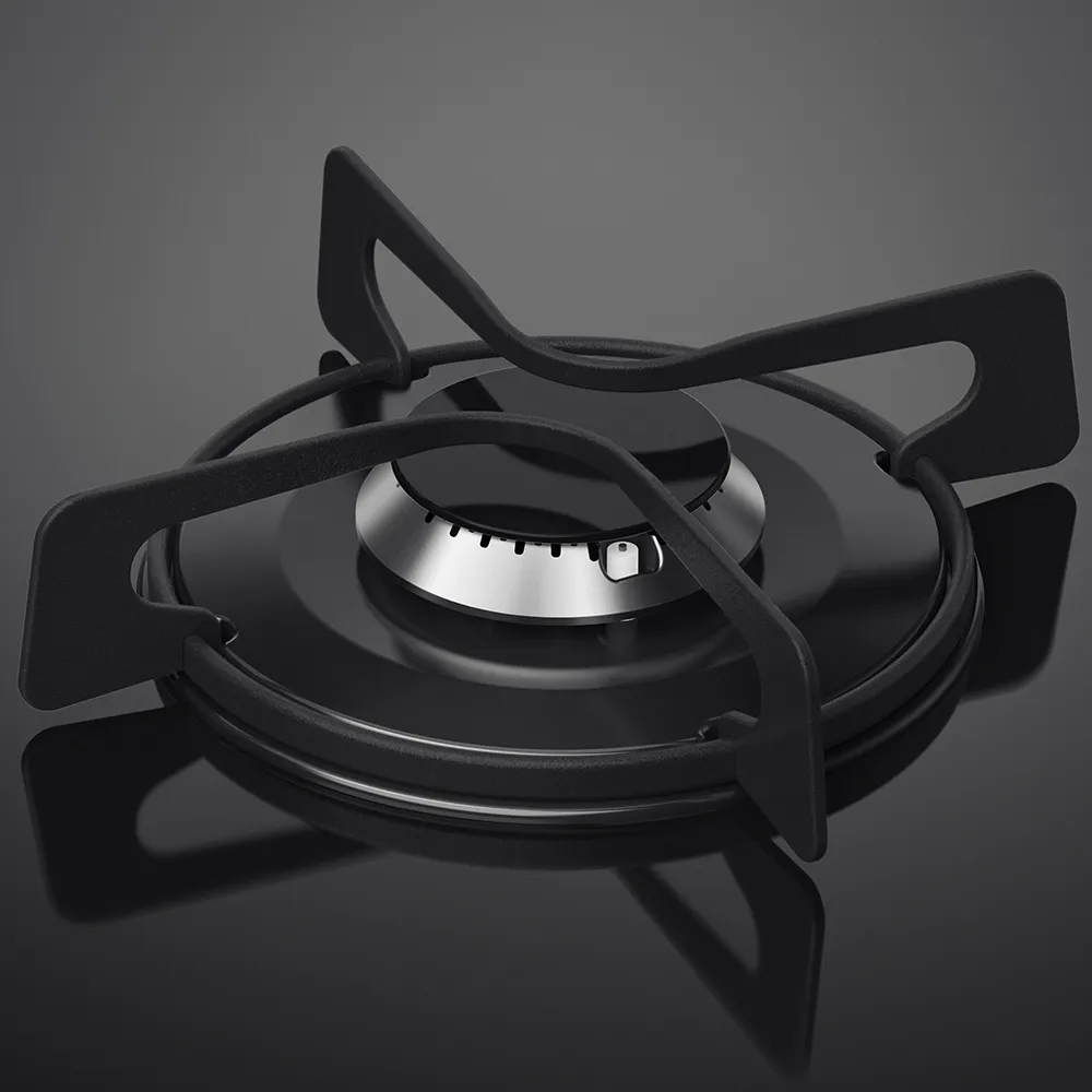 Fogão 5 Bocas Electrolux Preto com Mesa de Vidro e Tripla Chama (76GS)