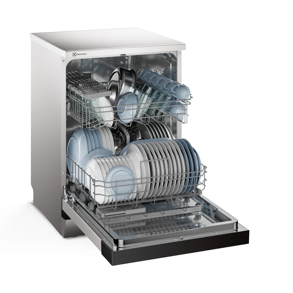 Lava-Louça Electrolux 14 Serviços Inox com Programa Lava & Seca 50 min (LS14E)