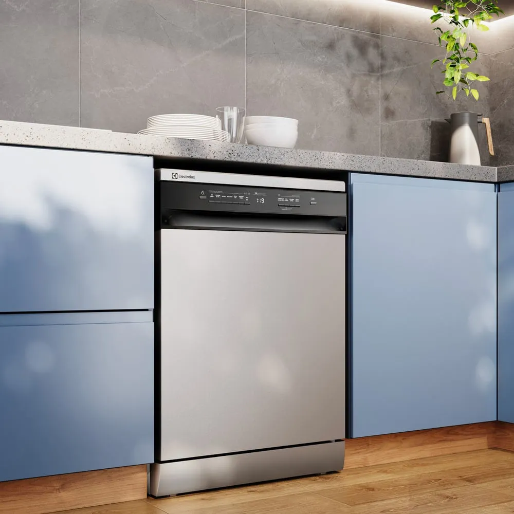 Lava-Louça Electrolux 14 Serviços Inox com Programa Lava & Seca 50 min (LS14E)