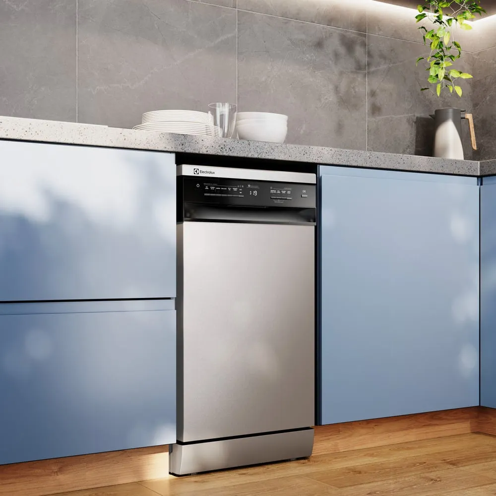 Lava-Louça Electrolux 10 Serviços Inox com Programa Lava & Seca 50 min (LS10E)