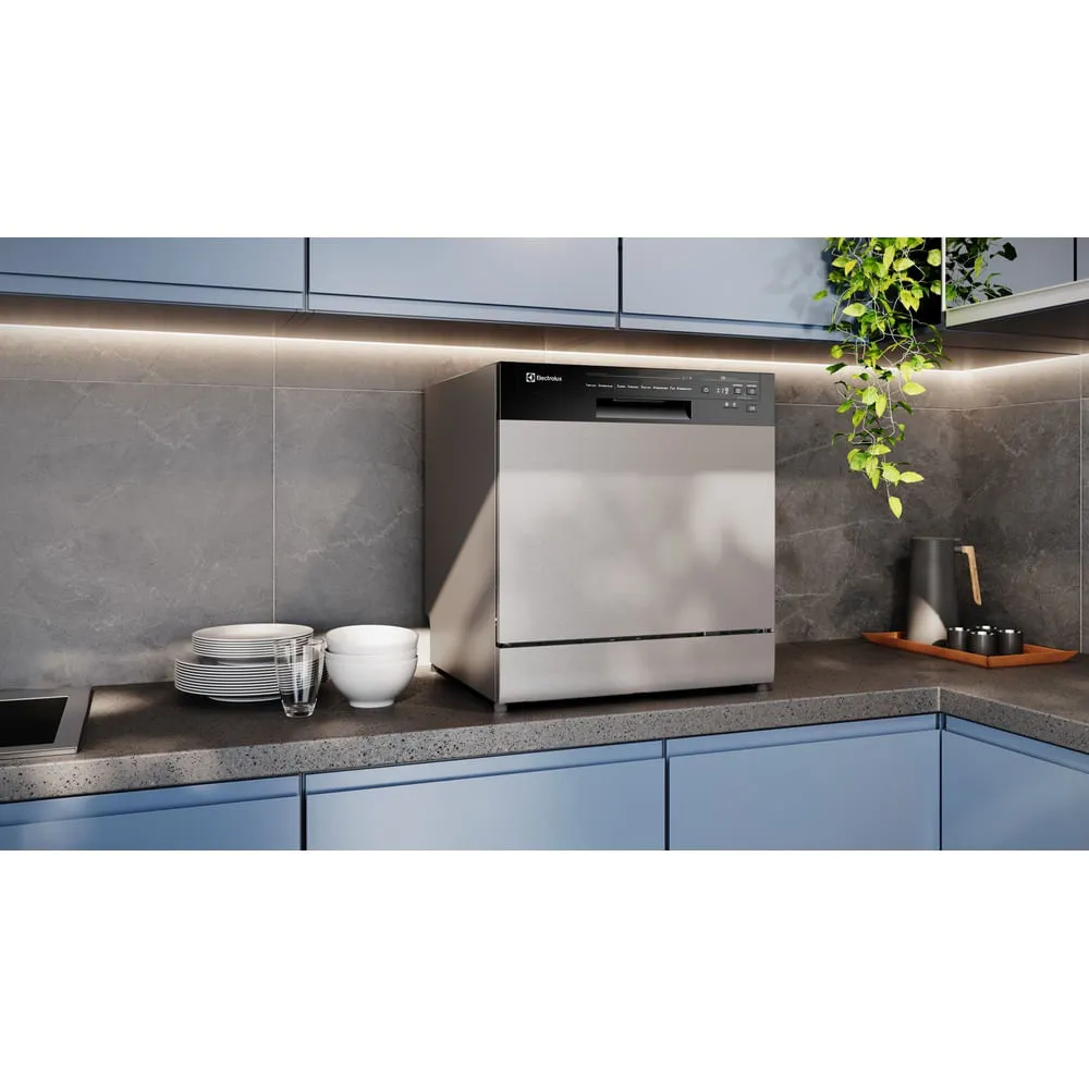 Lava-Louça Electrolux 8 Serviços Inox com Programa Lava & Seca 50 min (LS08E)