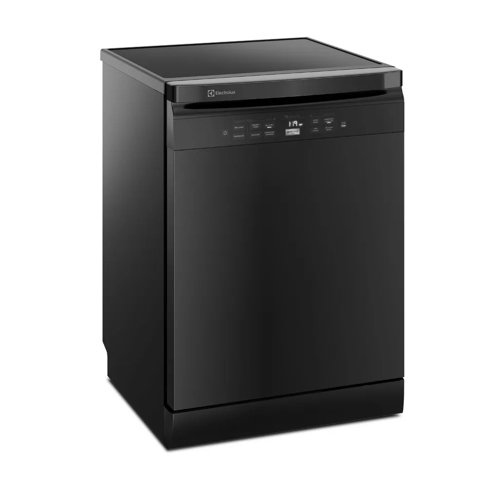 Lava-Louças Electrolux 14 Serviços Preta Experience com Função Higienizar Compras (LL14P)